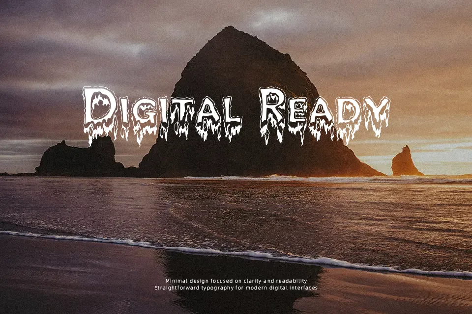 Kreepshow Frigid Font Font Preview for Grunge Social Media