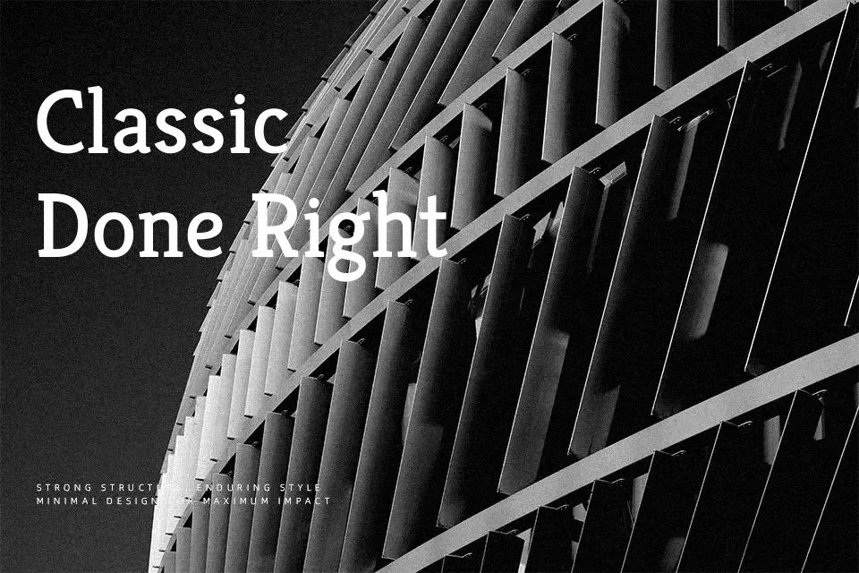 Kreon Font Slab Serif Font Preview for Headline