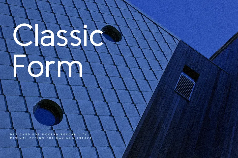 Kulim Park Font Geometric Font Preview for UI Design