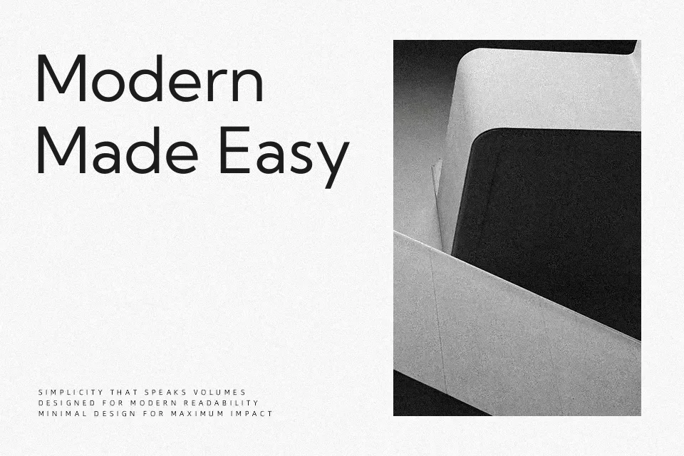 Kumbh Sans Font Font Preview for Clean Social Media