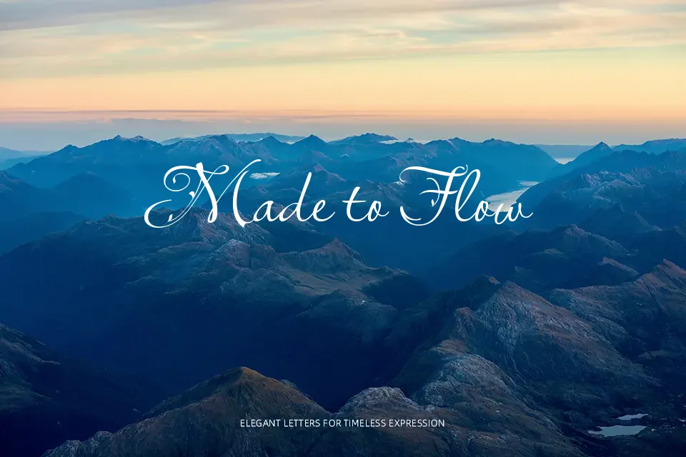 Lavishly Yours Font Font Preview for Creative Wedding