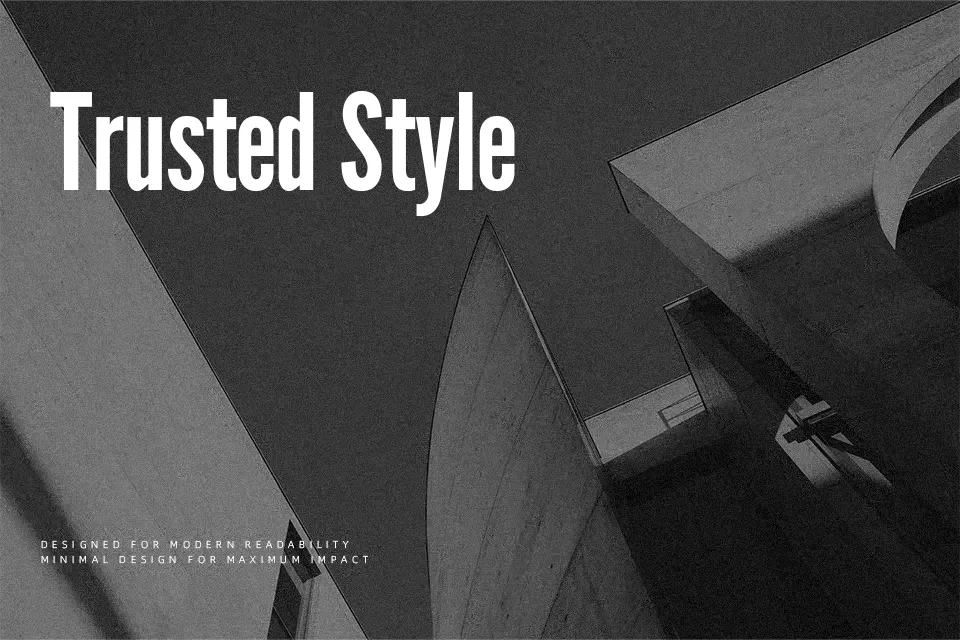 League Gothic Font Sans Serif Font Preview for Website