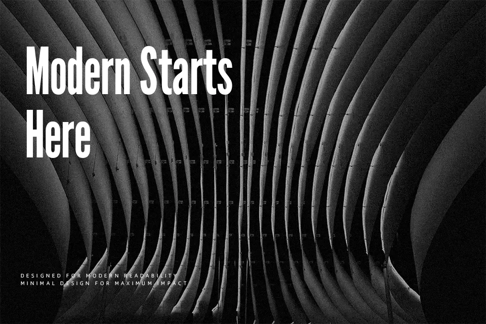 League Gothic Font Font Preview for Classic Advertising
