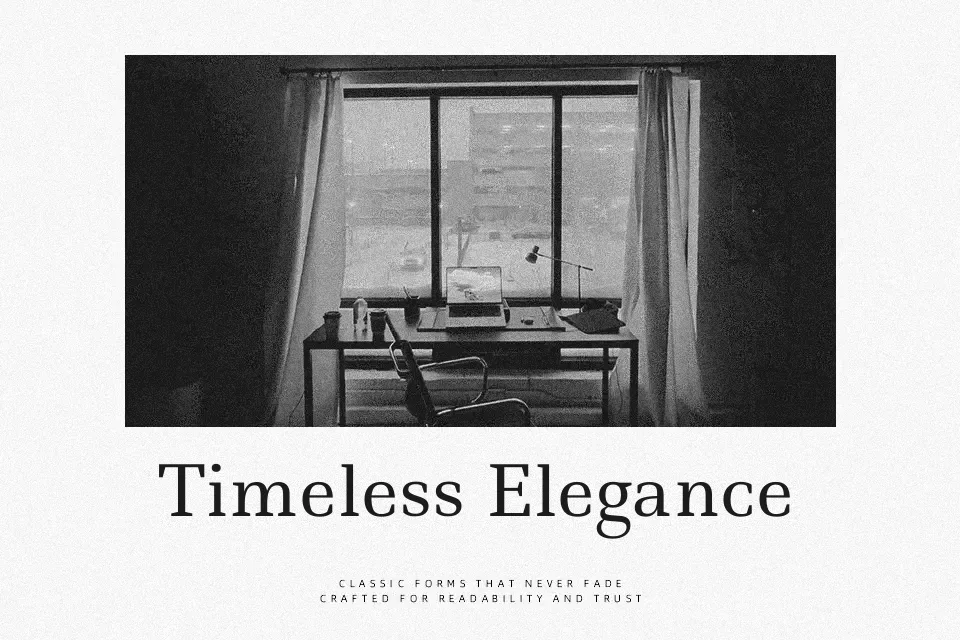 Ledger Font Font Preview for Timeless Editorial