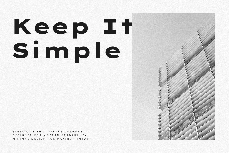 Lexend Tera Font Font Preview for Modern Advertising
