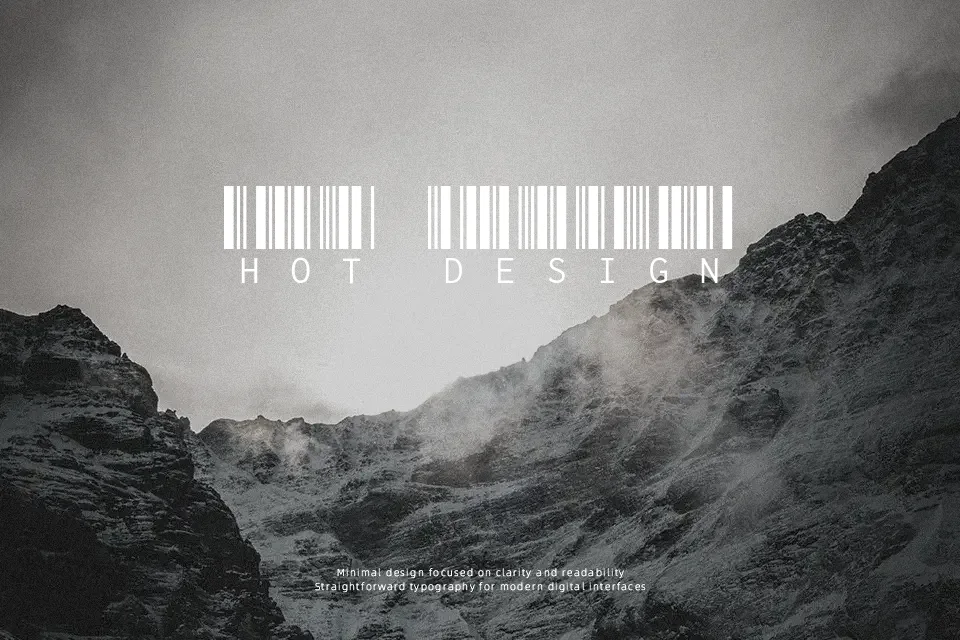 Libre Barcode 39 Text Font Font Preview for Modern UI Design