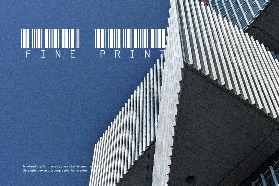 Libre Barcode 39 Text Font Font Preview for Tech Poster