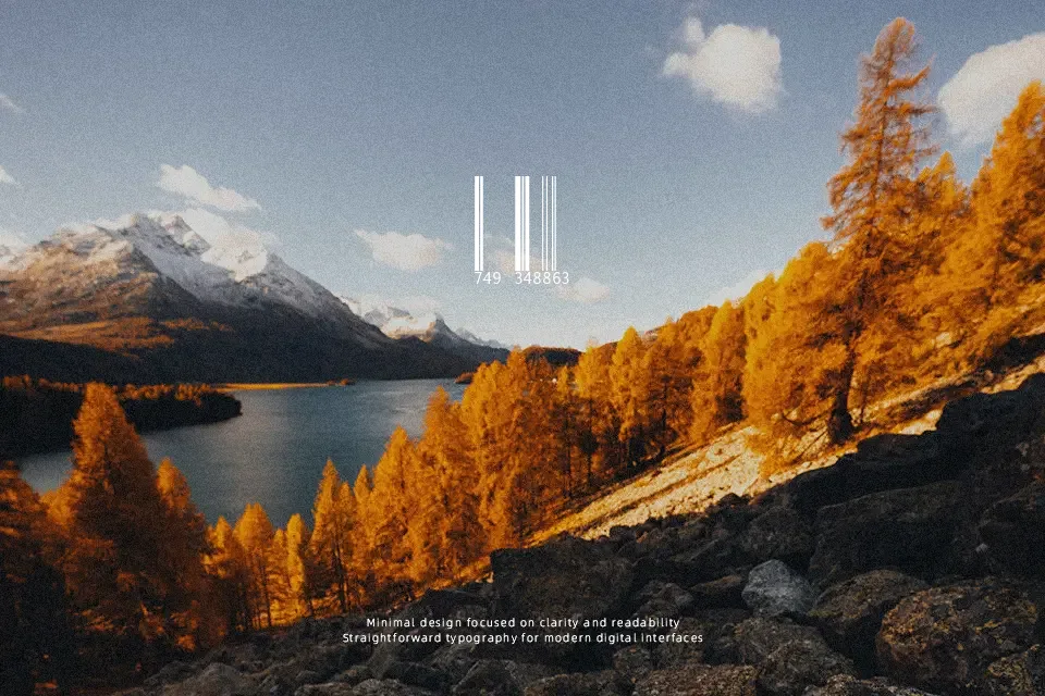 Libre Barcode EAN13 Text Font Font Preview for Modern Packaging