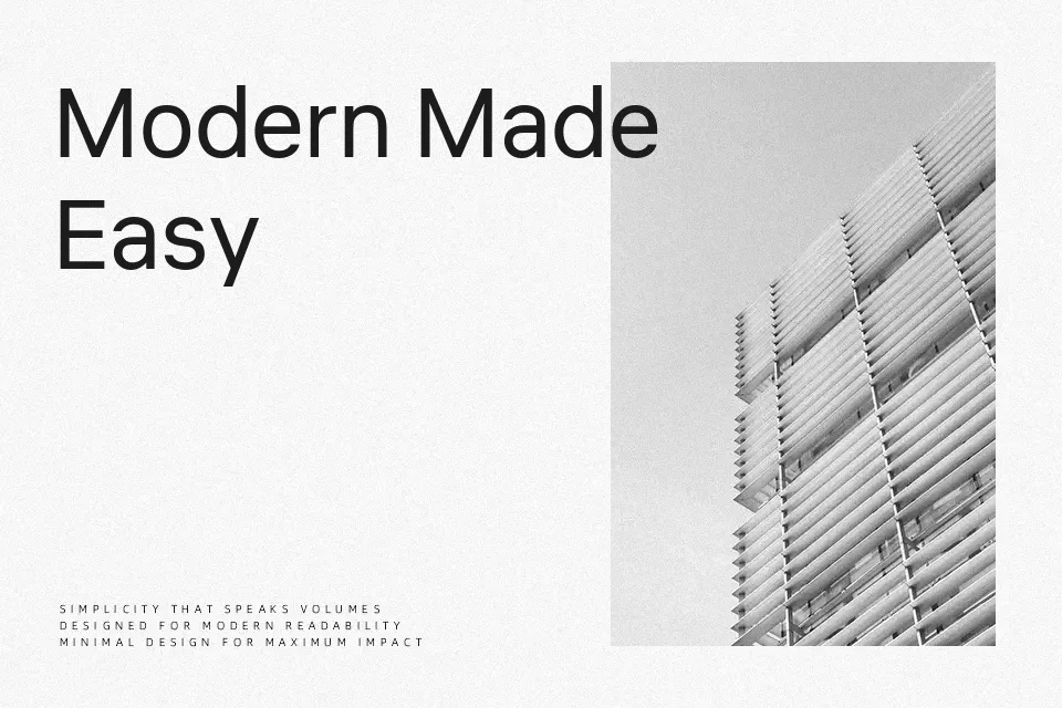 Liter Font Sans Serif Font Preview for Branding