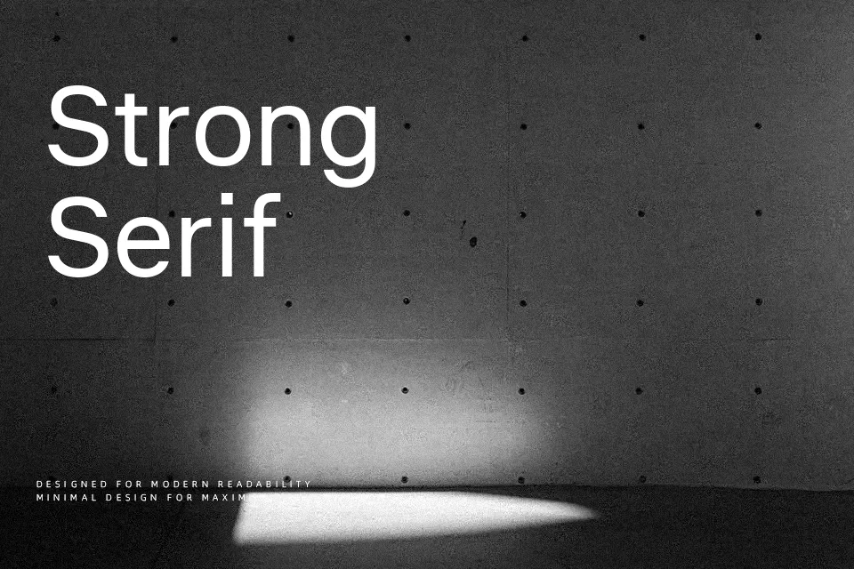 Liter Font Sans Serif Font Preview for Website