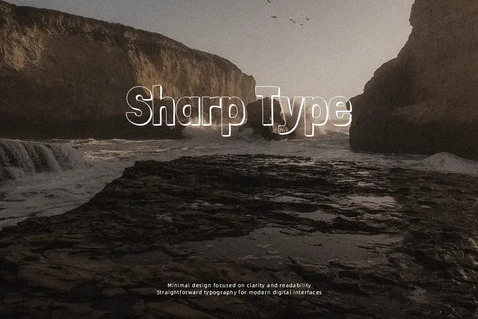 Londrina Shadow Font Font Preview for Retro Branding