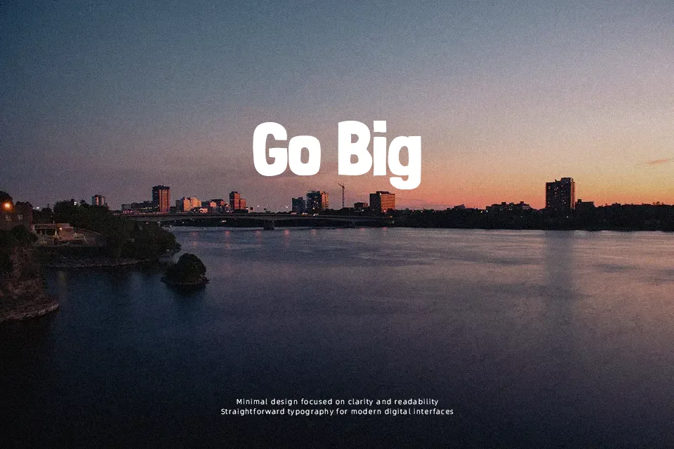 Londrina Solid Font Sans Serif Font Preview for Advertising