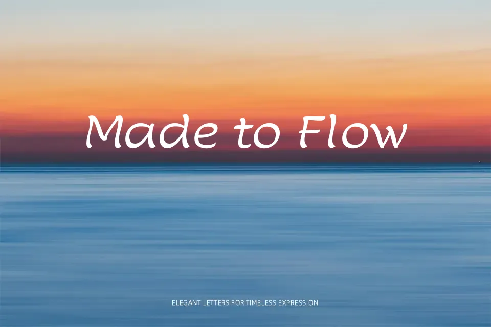 Lumanosimo Font Font Preview for Warm Mood
