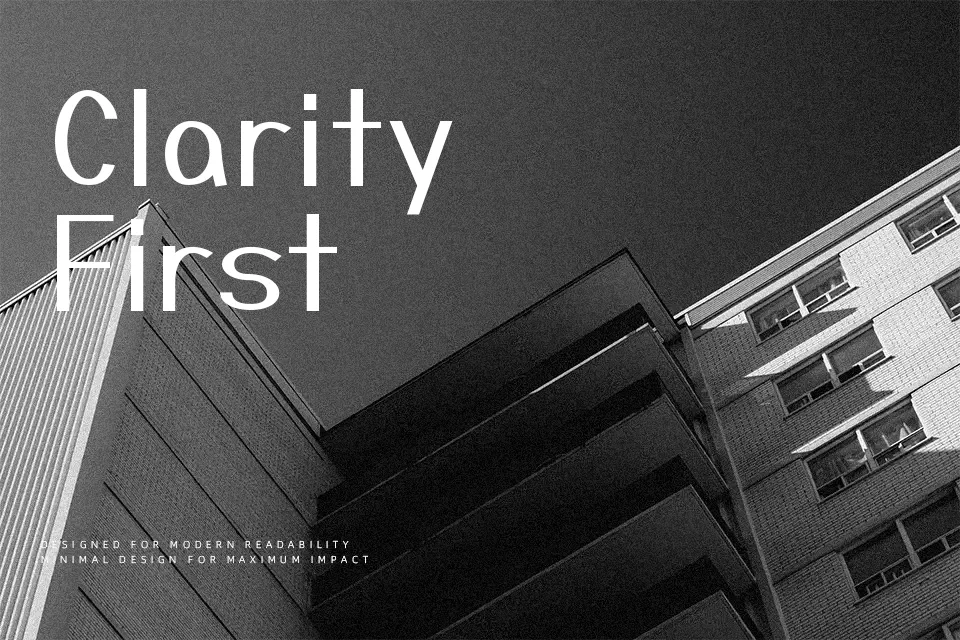 LXGW Marker Gothic Font Display Font Preview for Editorial