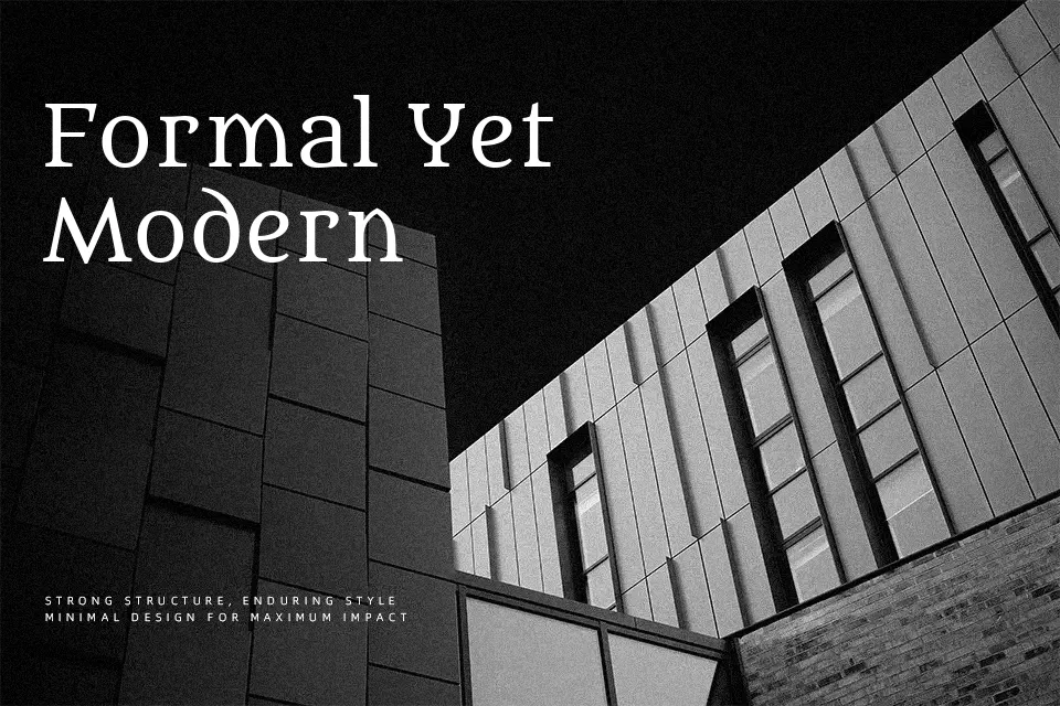 Metamorphous Font Font Preview for Dark Mood