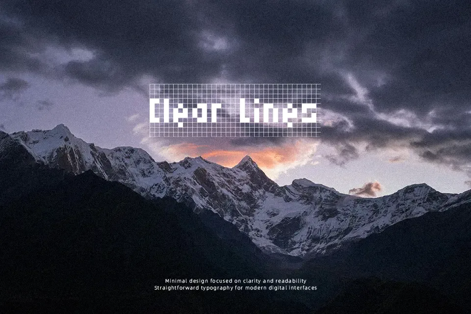 Micro 5 Charted Font Font Preview for Modern Mood