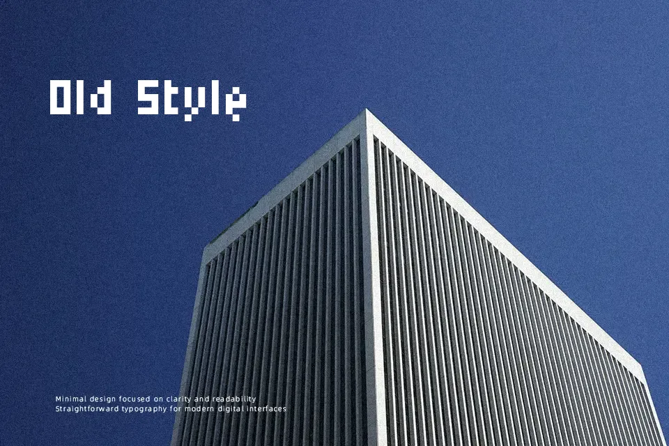 Micro 5 Font Font Preview for Bold Poster