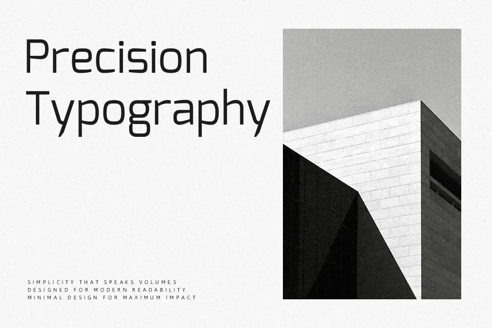 Mina Font Font Preview for Modern Advertising
