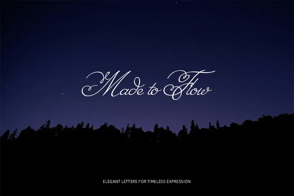 Miss Fajardose Font Calligraphy Font Preview