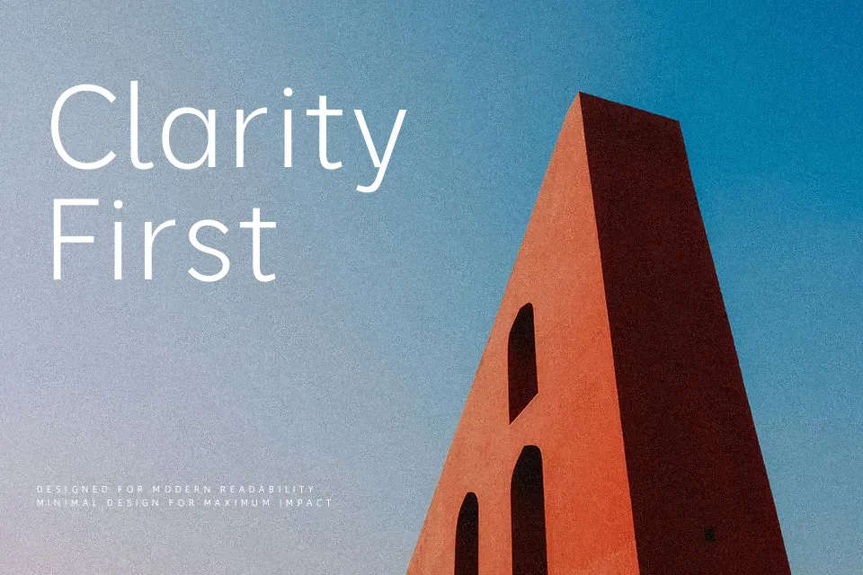 Moderustic Font Geometric Font Preview