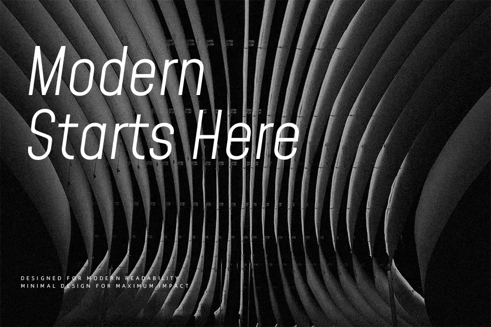 Mohave Font Font Preview for Modern Sports