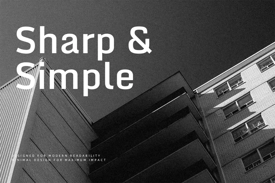 Monda Font Font Preview for Minimal Headline