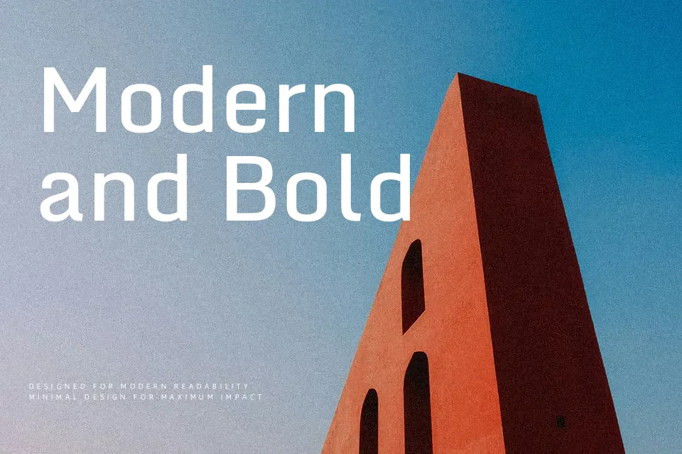 Monda Font Font Preview for Website