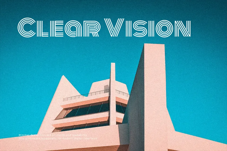 Monoton Font Font Preview for Vintage Social Media