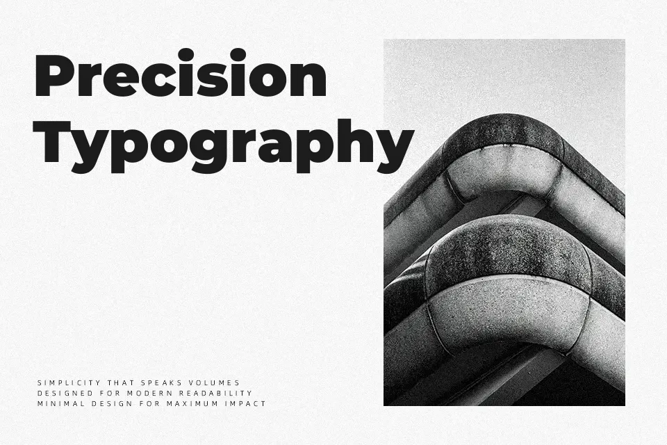Montserrat Font Font Preview for Clean Poster
