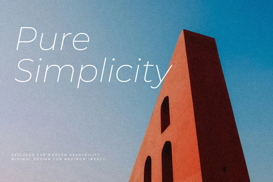 Montserrat Font Sans Serif Font Preview for Branding