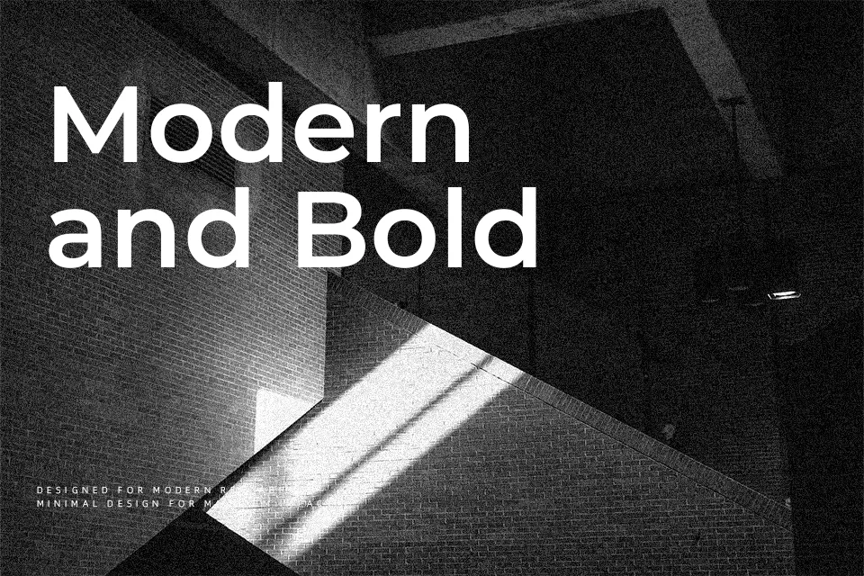 Montserrat Font Font Preview for Website