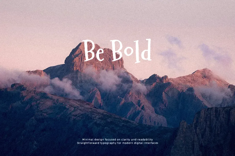 Mountains of Christmas Font Font Preview for Friendly Holiday