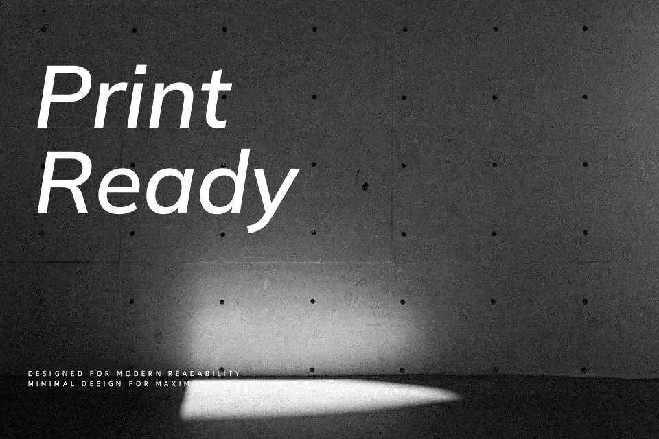 Mulish Font Font Preview for Minimal Headline
