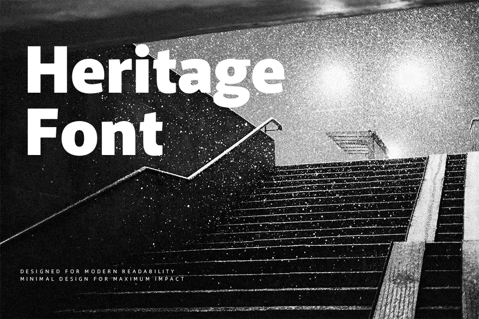 Murecho Font Font Preview for Minimal Website