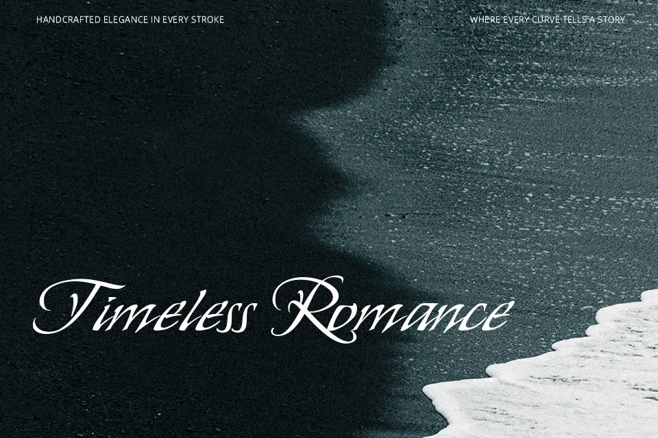 My Soul Font Calligraphy Font Preview for Invitation