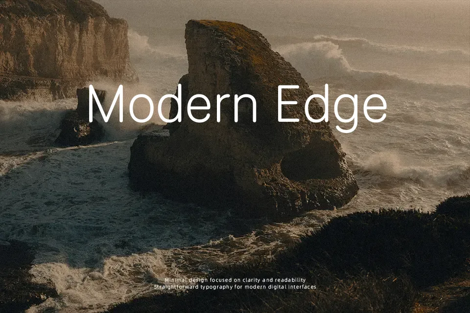 National Park Font Font Preview for Social Media