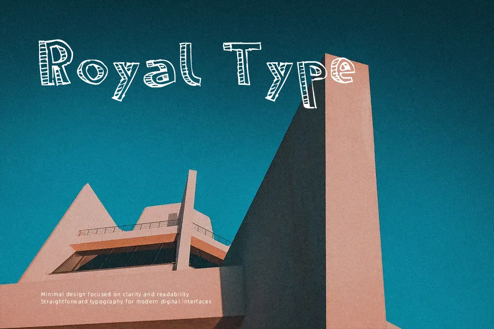NeNe WeNo Reliev Font Decorative Font Preview for Logo