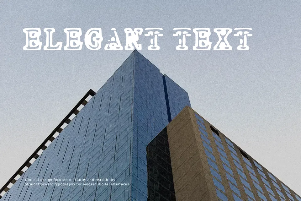 Neo Protein Font Decorative Font Preview for Logo