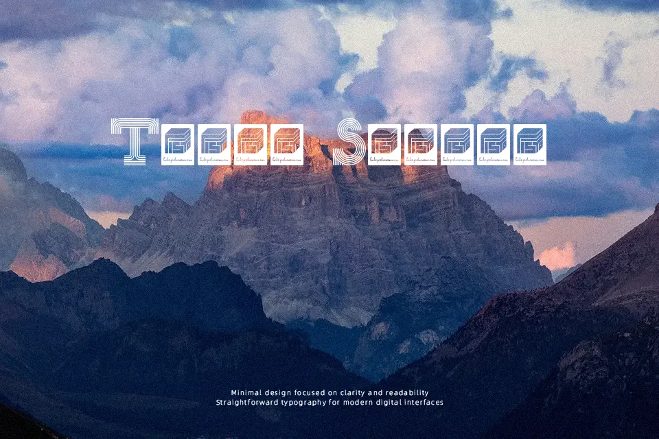 Neon Serif Font Display Font Preview