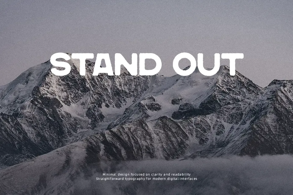 Nersans Font Font Preview for Creative Logo