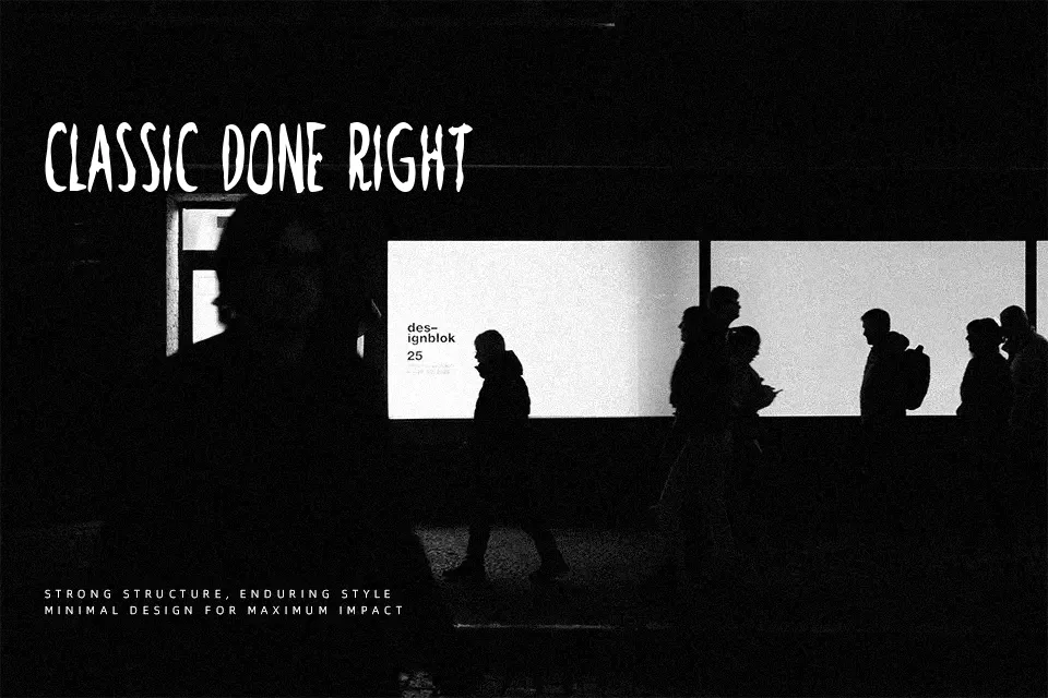 Nevermore Font Display Font Preview for Headline