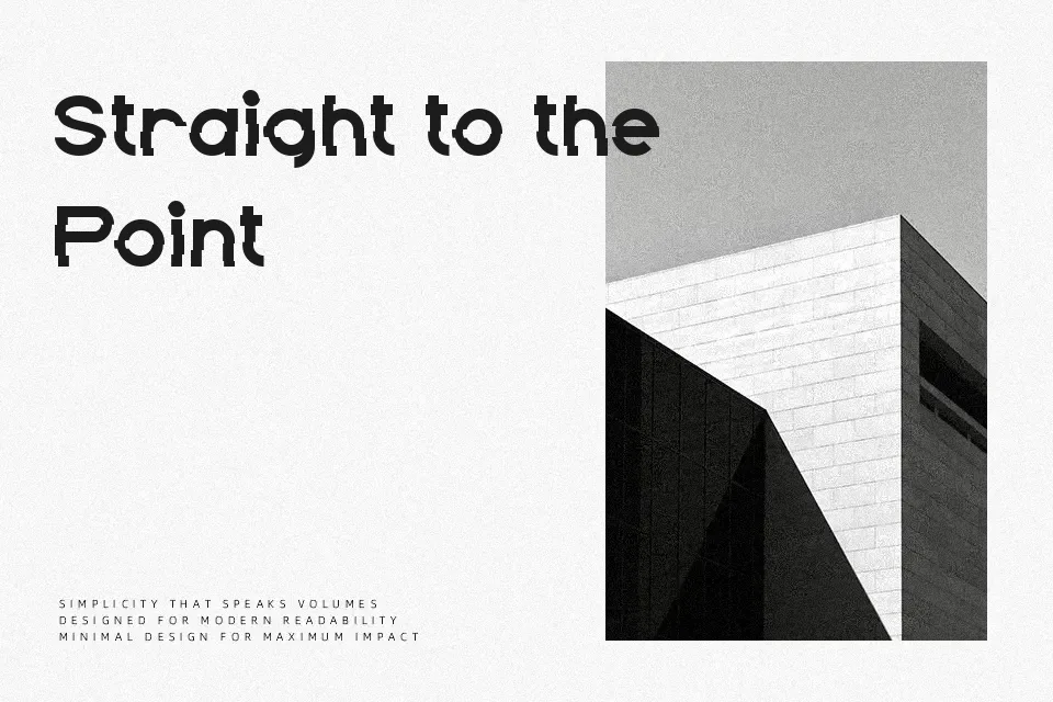 New Glitch Font Font Preview for Modern Poster