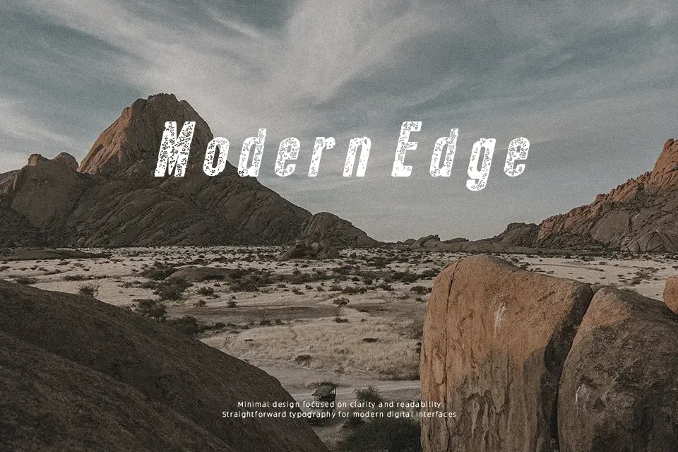 New Press Eroded Font Font Preview for Grunge Poster