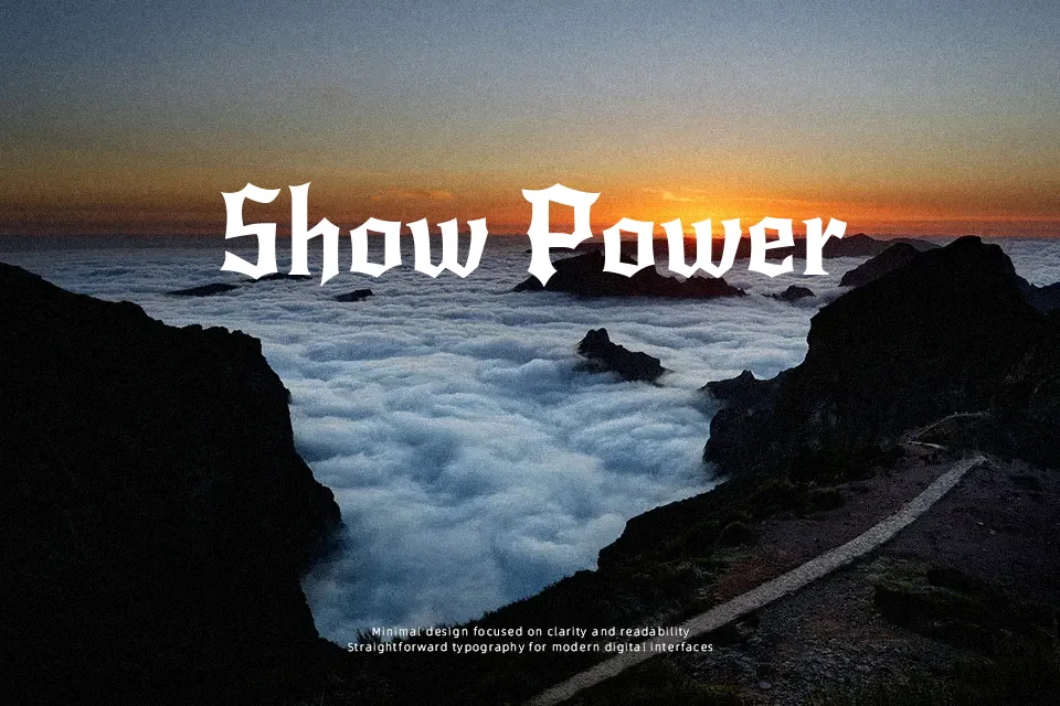 New Rocker Font Decorative Font Preview for Branding