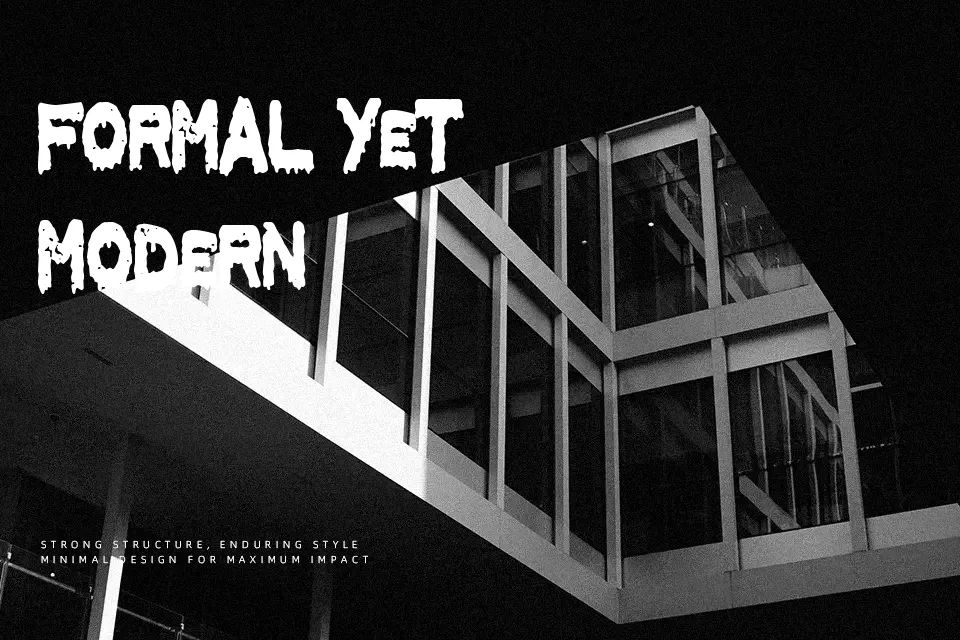 New Terror Font Decorative Font Preview
