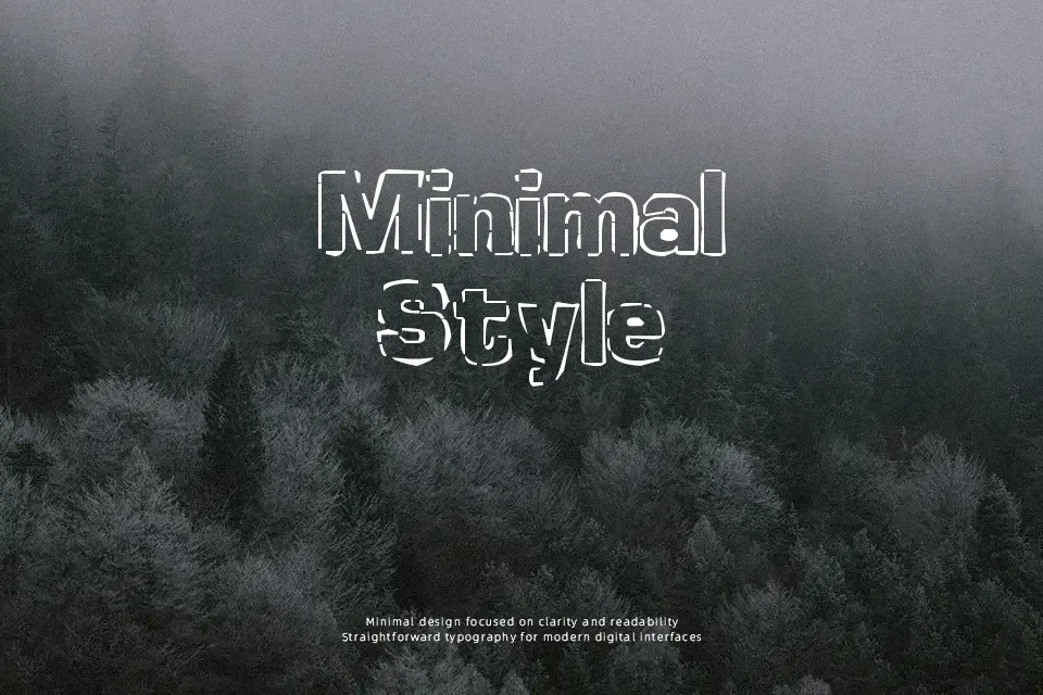 Newstile Font Font Preview for Retro Poster
