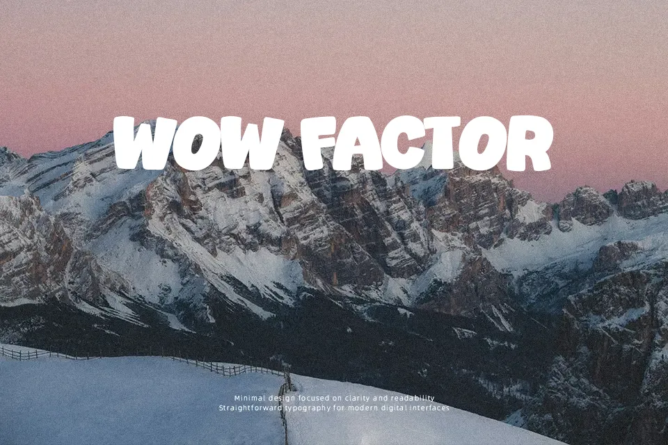 Newyear Goo Font Font Preview for Creative Packaging