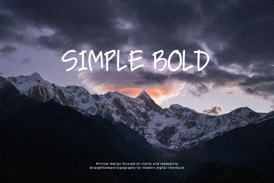 Nice Love The Simple Font Font Font Preview for Branding