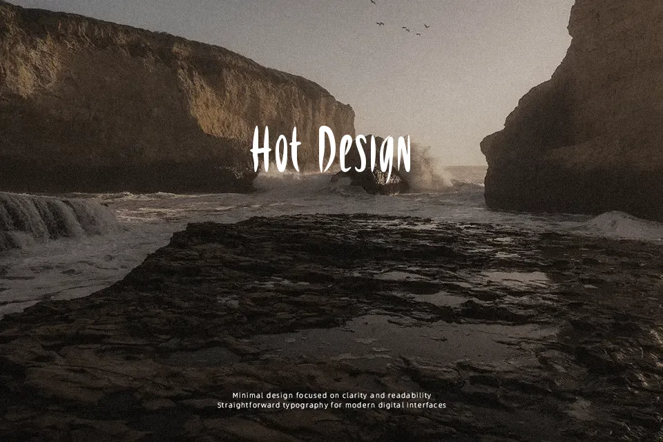 Night Forest Font Font Preview for Dramatic Mood