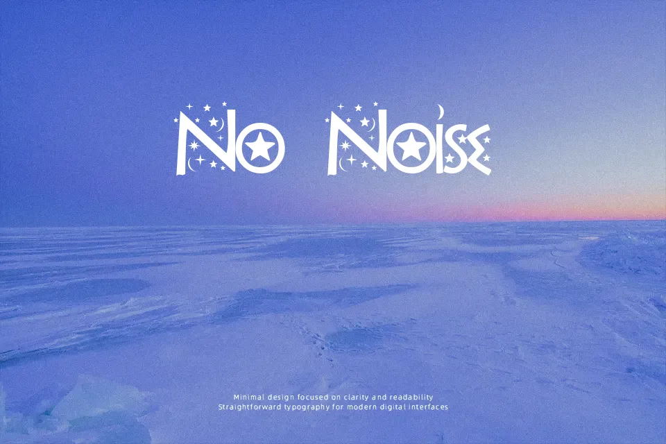 Night Sky Font Font Preview for Creative Logo